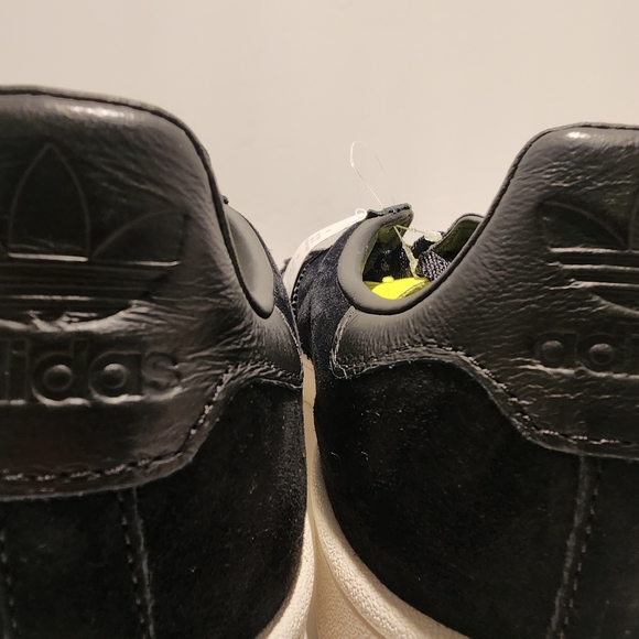 Adidas Campus 'Core black solar yellow' mens sz 12 sneaker NEW - Picture 7 of 12